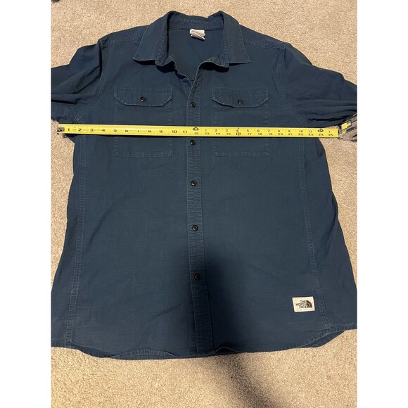 Mens The North Face Battlement Utility Shirt Shacket Navy Blur Sz XLT Button Up - Picture 8 of 9